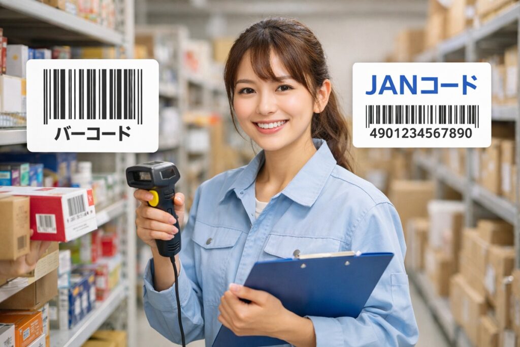 バーコード　JAN　違い