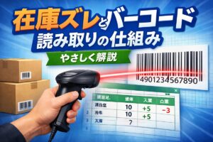 ずれ　読み取り　バーコード