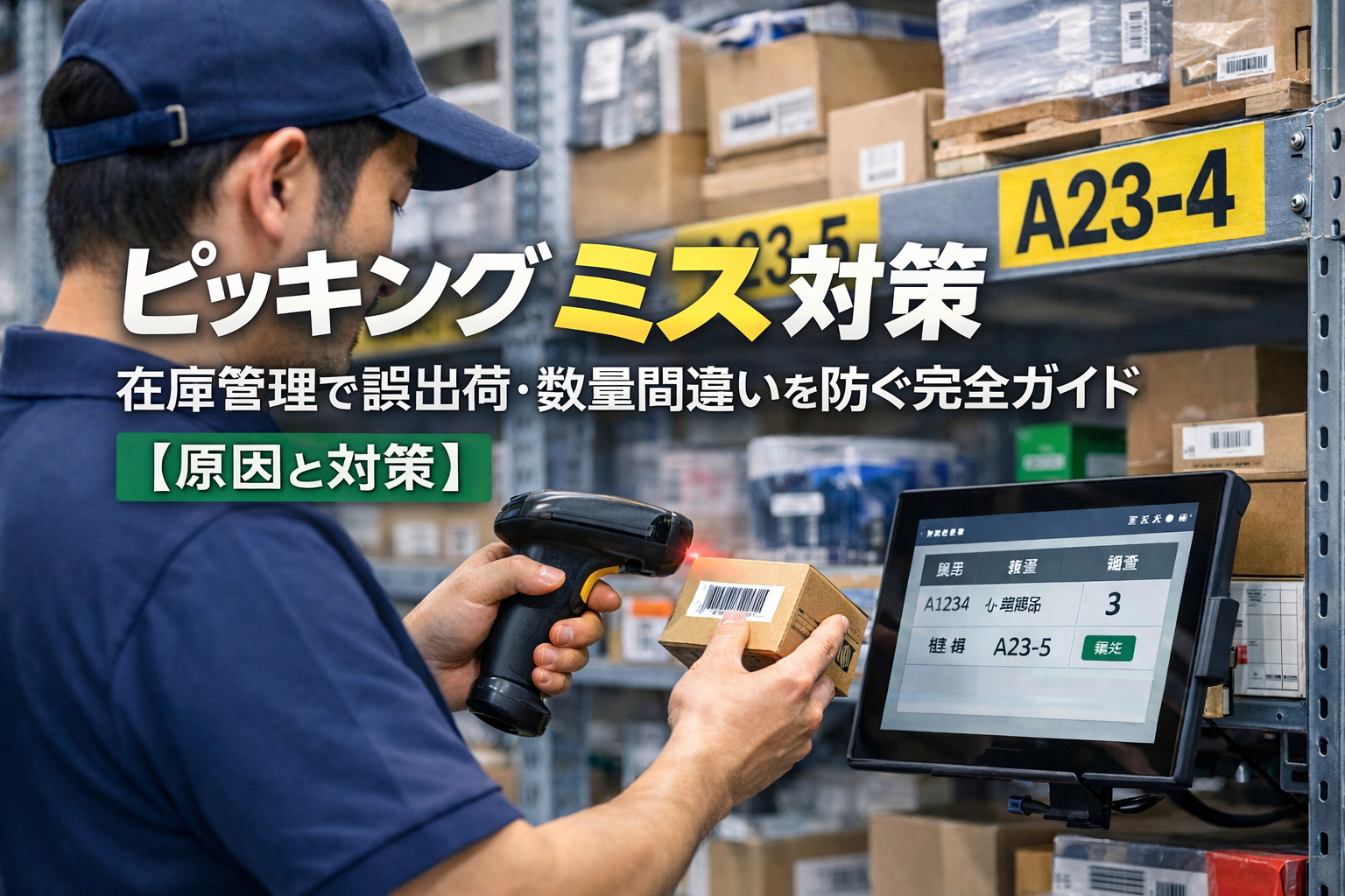 ピッキングミス対策
