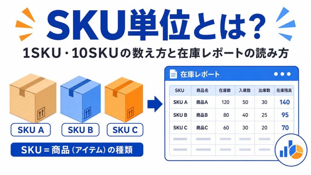 SKU単位とは！