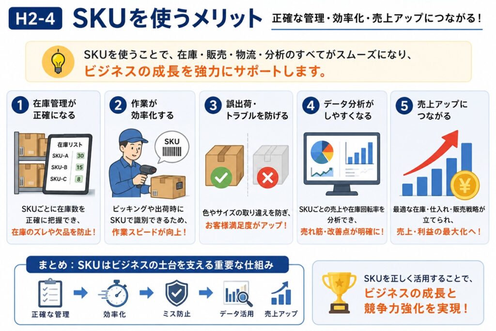 SKUを使うメリット