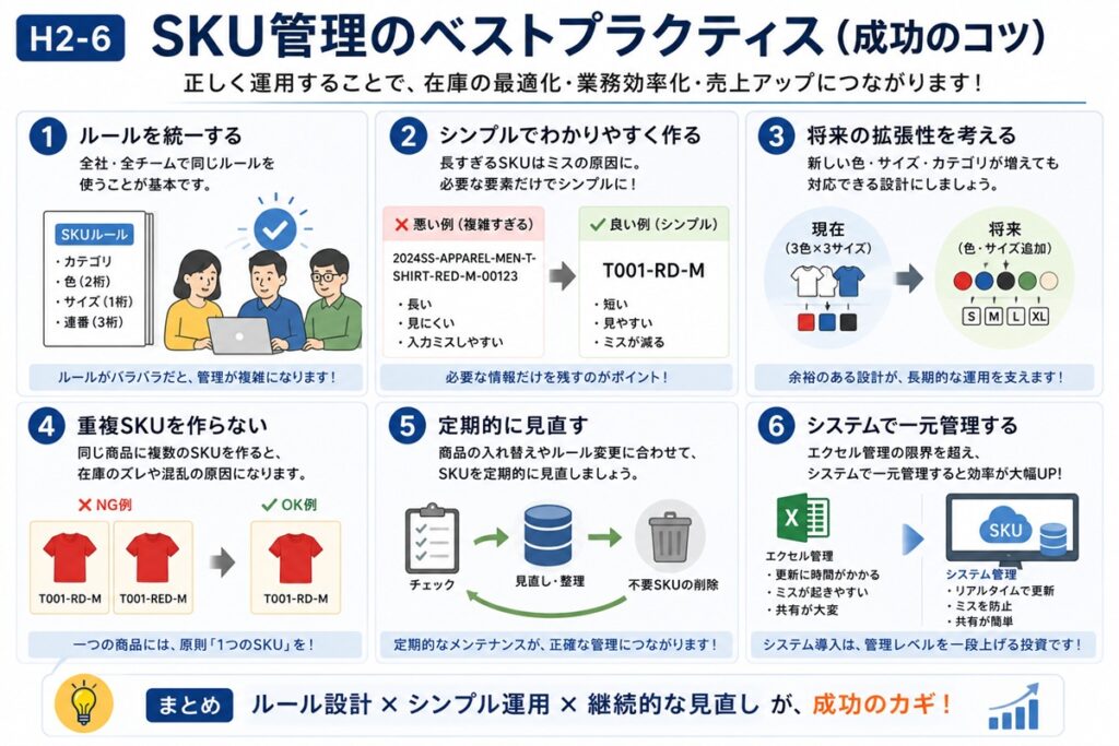 SKU管理のベストプラクティス