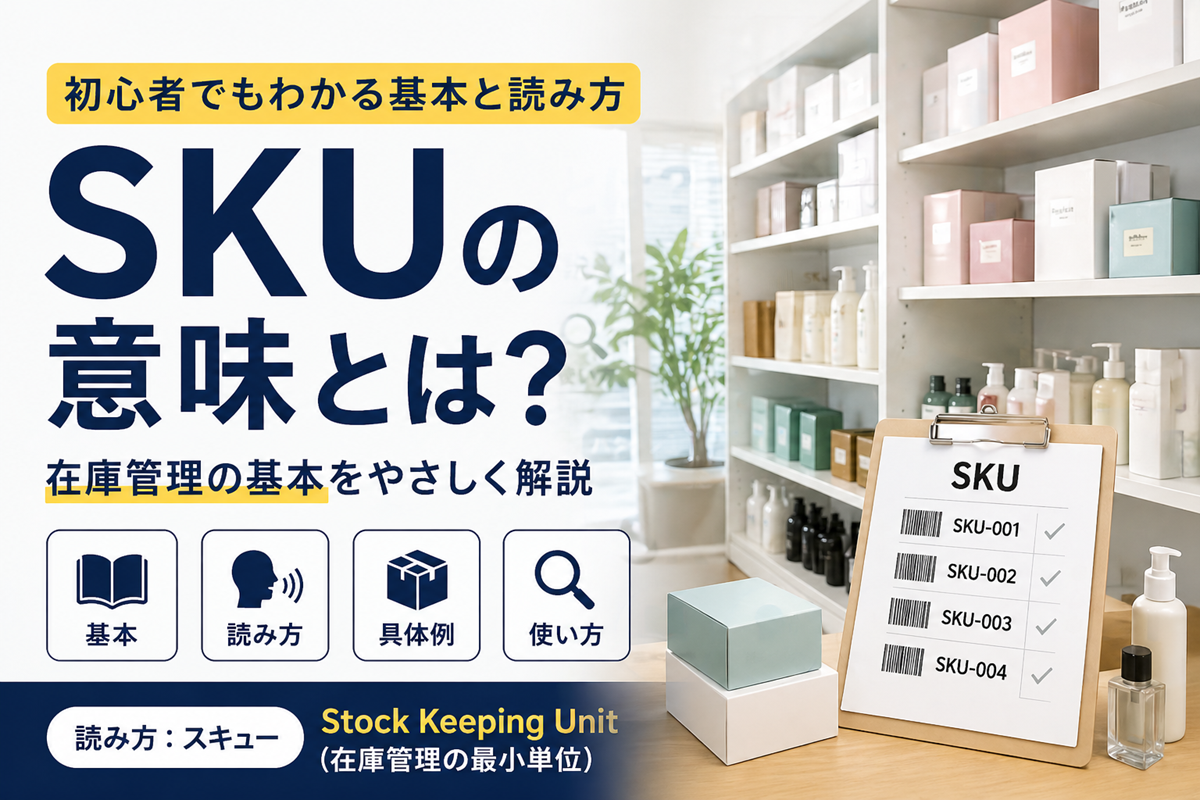 SKUの意味とはの図表　アイキャッチ