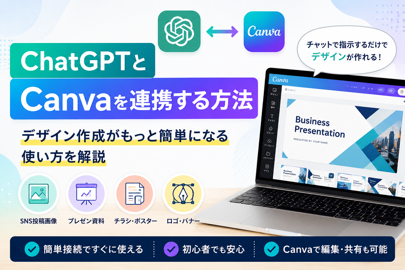 ChatGPTとCanvaを連携する方法