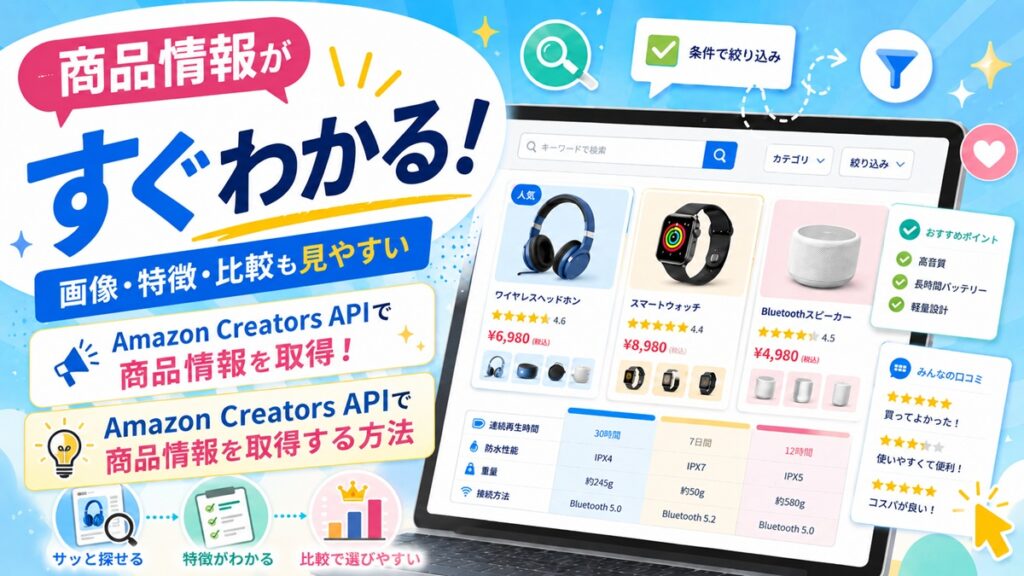 AMAZON CreatorAPI　利用方法　セットアップ～API連携