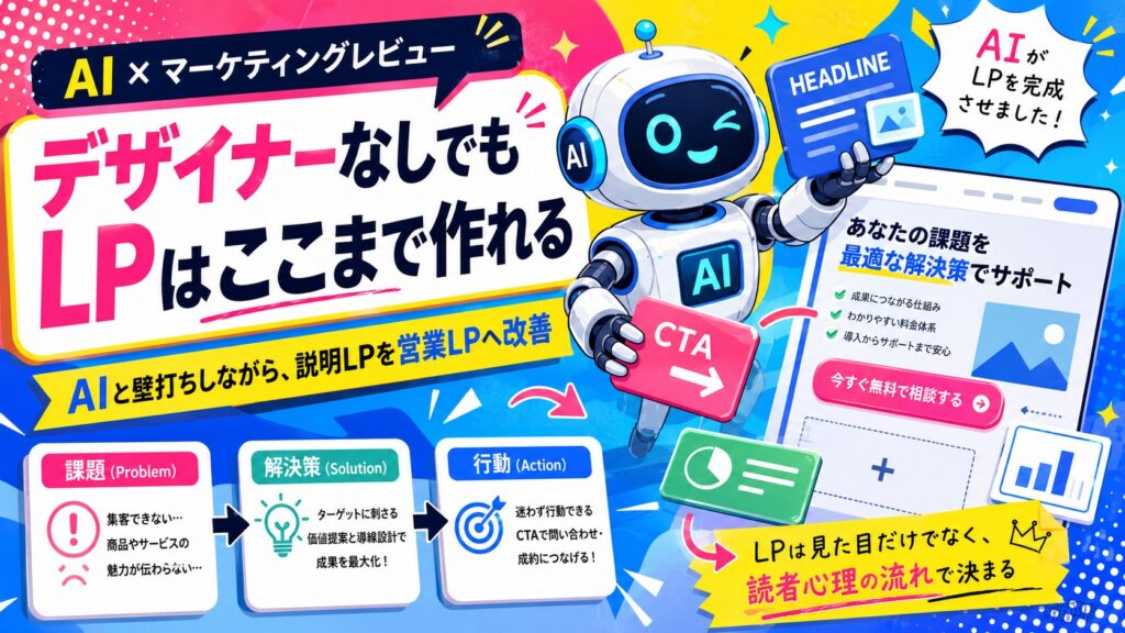 デザイナーなしでKPはここまで作れる　デザイナー不要！　の説明スライド